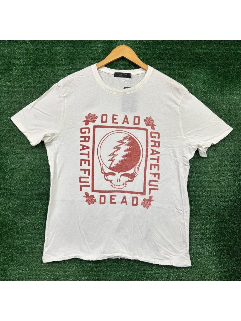 Junk Food Clothing x Grateful Dead Steal Your Face Rock Band T-Shirt Size Large